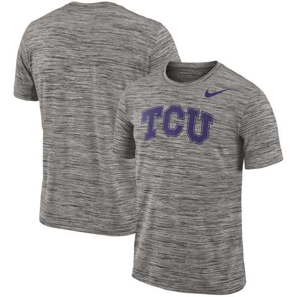Nike TCU Horned Frogs Charcoal 2018 Player Travel Legend Performance T-Shirt,We sell and wholesale Nike TCU Horned Frogs Charcoal 2018 Player Travel Legend Performance T-Shirt on line form chian!